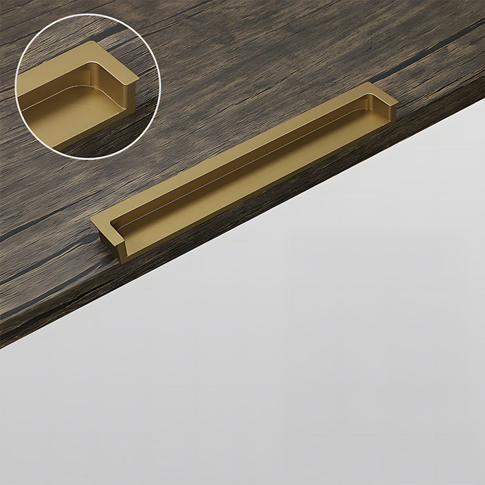 Modern Slotting Sliding Concealed Cabinet Handles