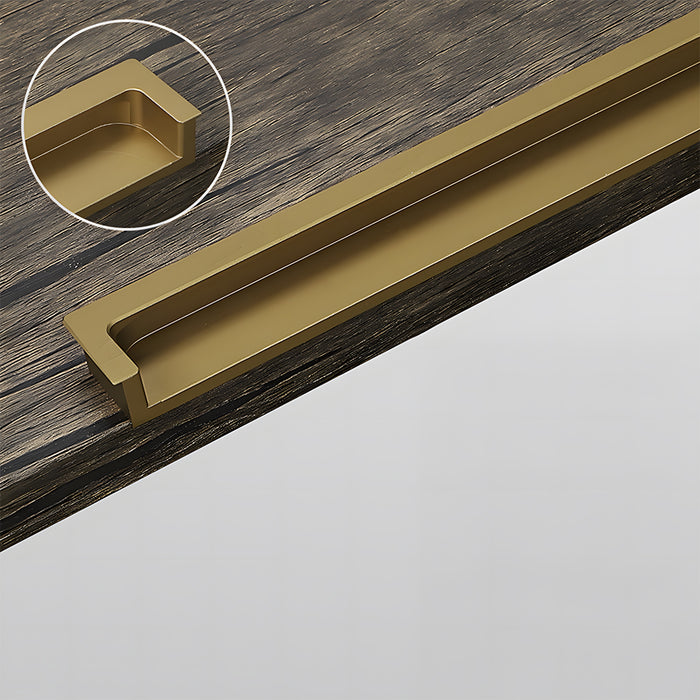 Modern Slotting Sliding Concealed Cabinet Handles