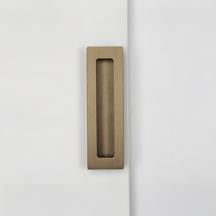 Retro Recessed Rectangular Embedded Cabinet Handles
