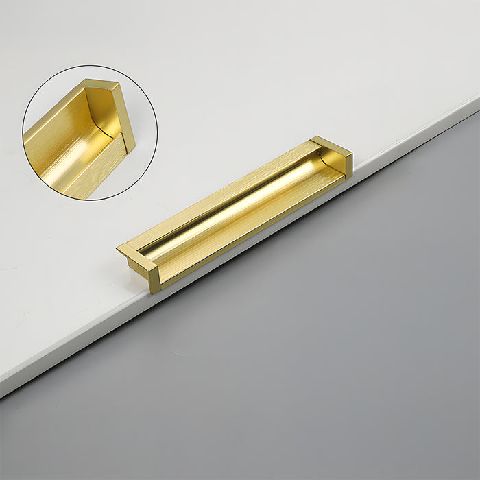 Contemporary Aluminum Alloy Finger Edge Pulls