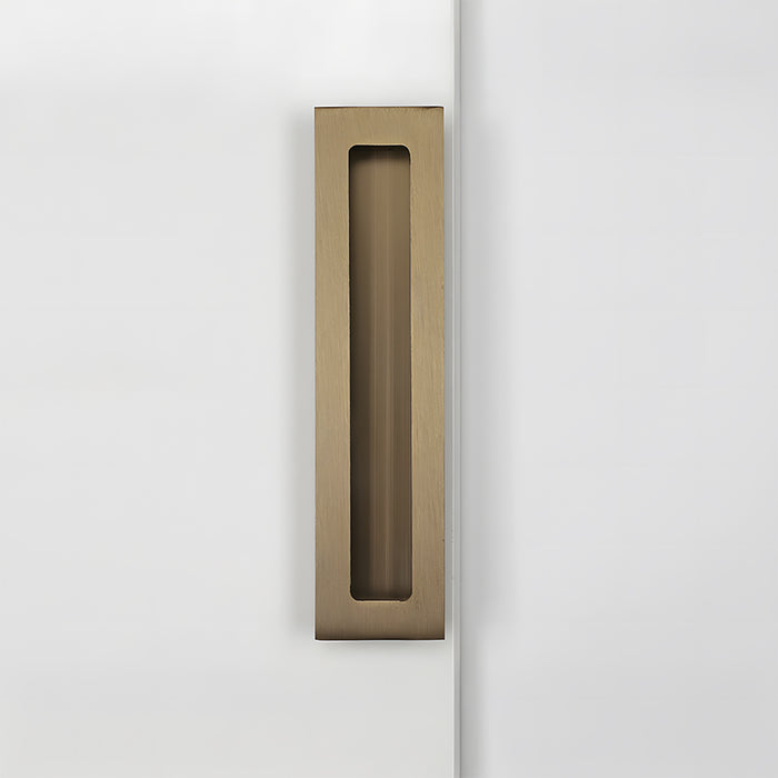 Retro Recessed Rectangular Embedded Cabinet Handles