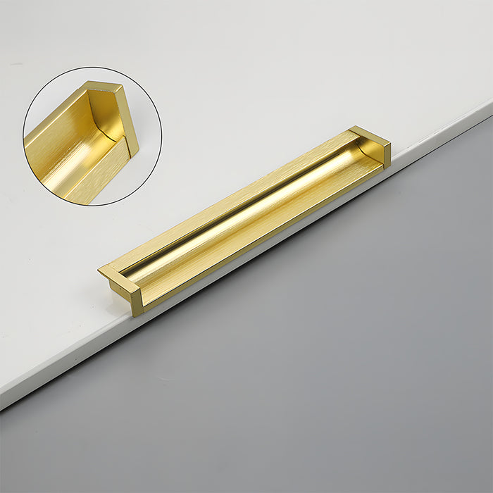 Contemporary Aluminum Alloy Finger Edge Pulls