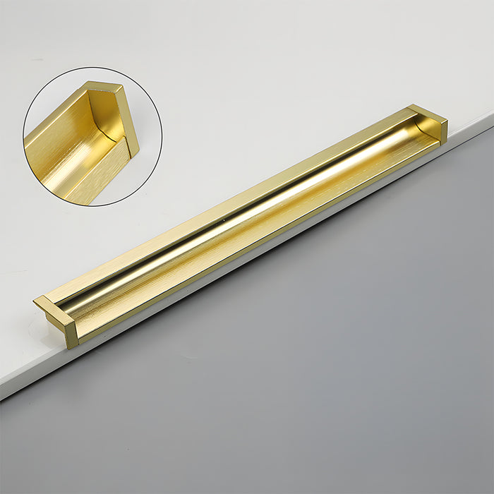 Contemporary Aluminum Alloy Finger Edge Pulls