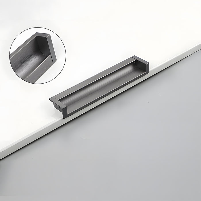 Contemporary Aluminum Alloy Finger Edge Pulls
