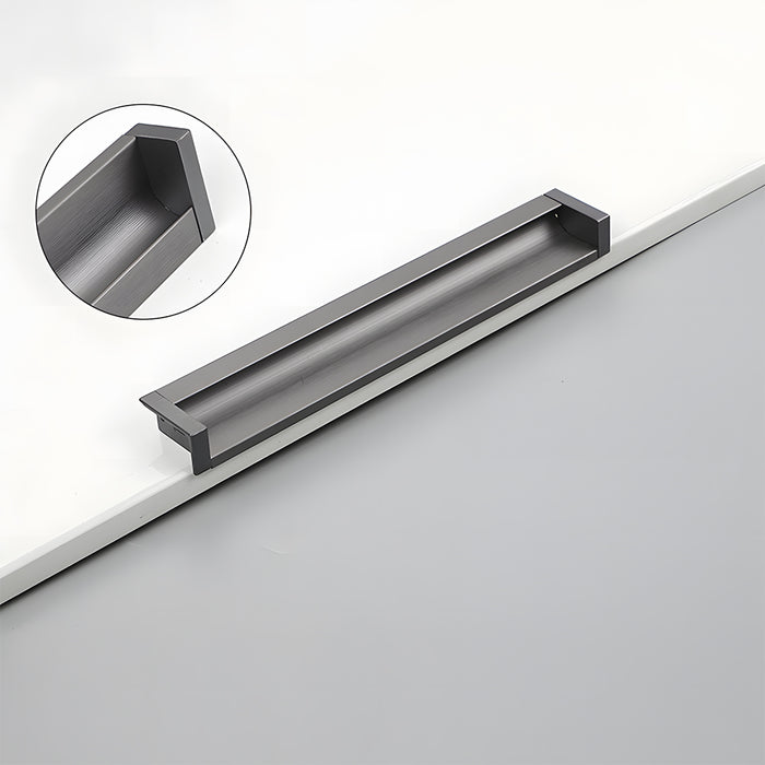 Contemporary Aluminum Alloy Finger Edge Pulls