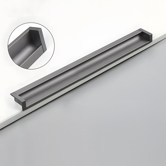 Contemporary Aluminum Alloy Finger Edge Pulls