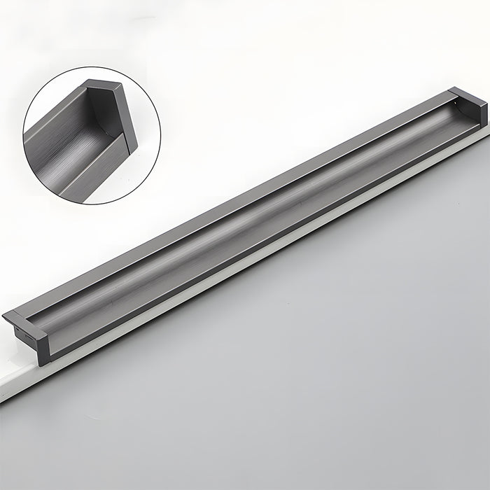 Contemporary Aluminum Alloy Finger Edge Pulls