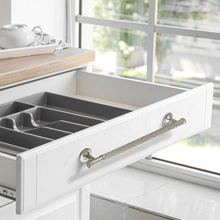 Fashionable Textured Zinc Alloy Cabinet Handles