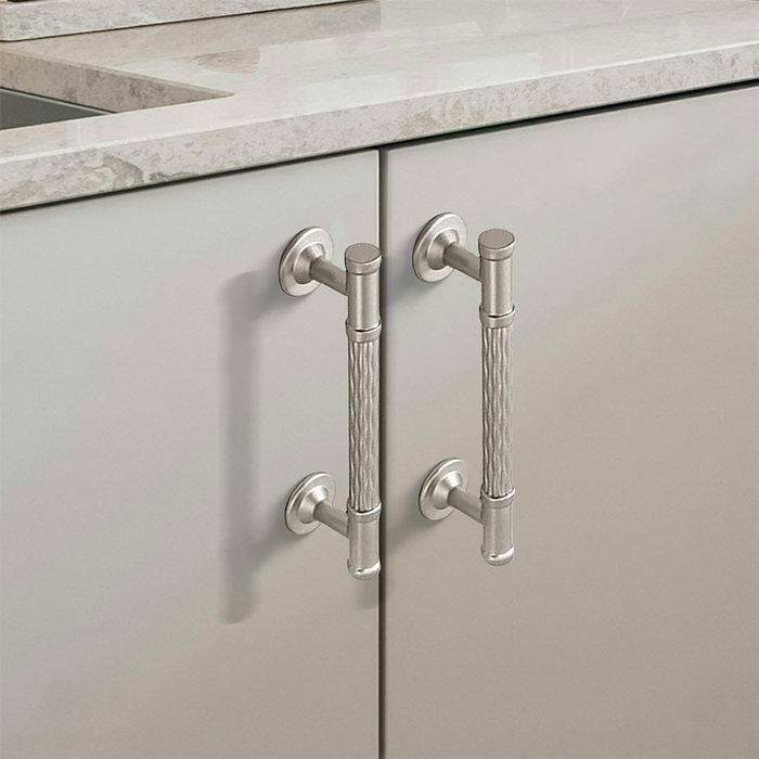 Fashionable Textured Zinc Alloy Cabinet Handles