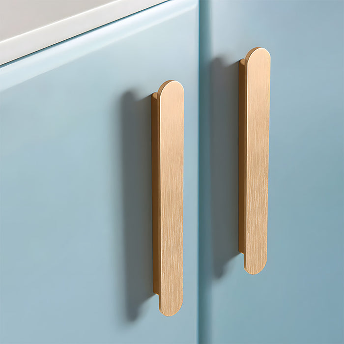 Simple Aluminum Brushed Cabinet Handles For Kitchen