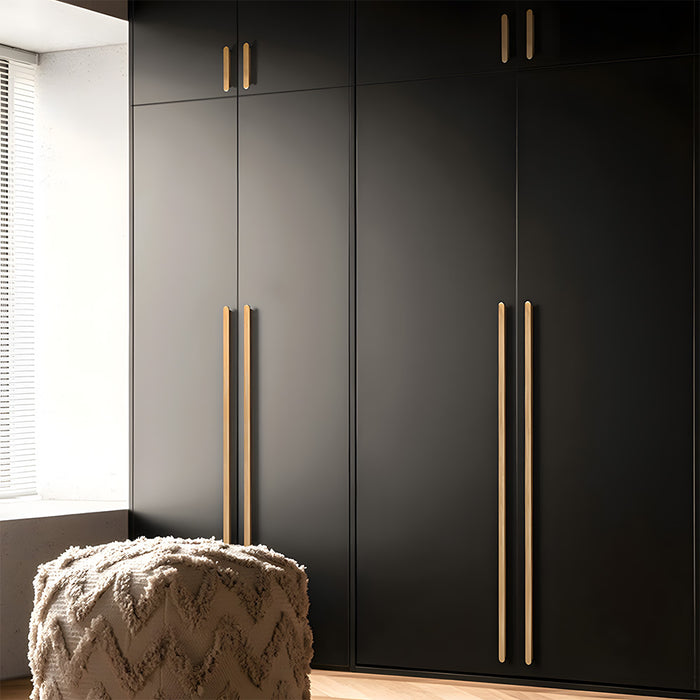 Simple Aluminum Brushed Cabinet Handles For Kitchen