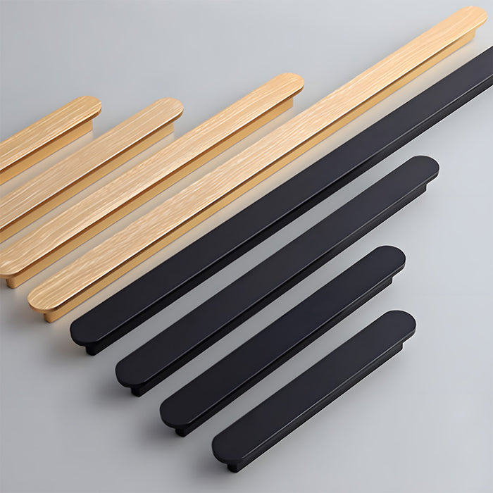 Simple Aluminum Brushed Cabinet Handles For Kitchen