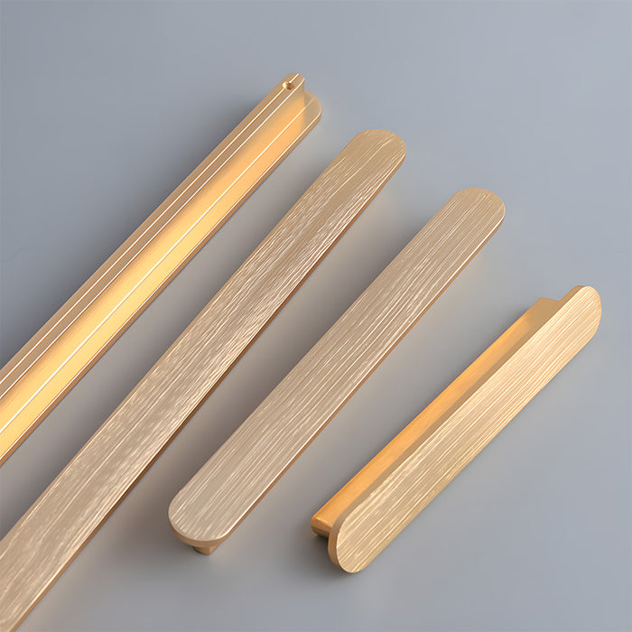 Simple Aluminum Brushed Cabinet Handles For Kitchen