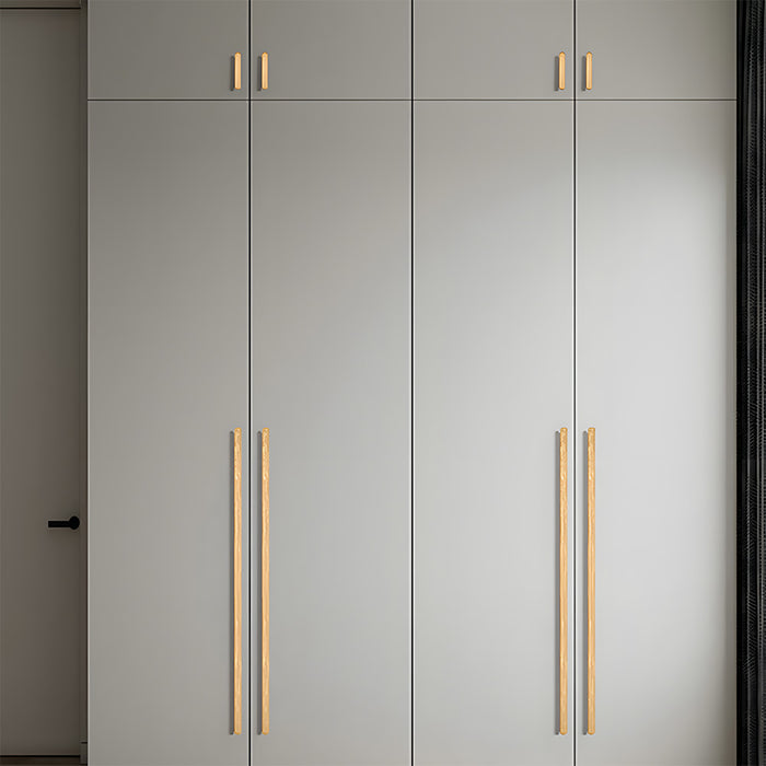 Simple Aluminum Brushed Cabinet Handles For Kitchen