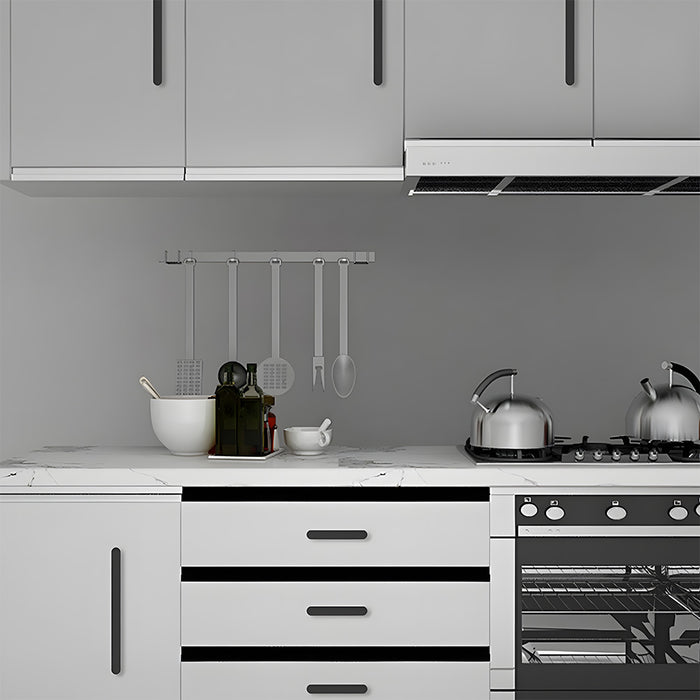 Simple Aluminum Brushed Cabinet Handles For Kitchen