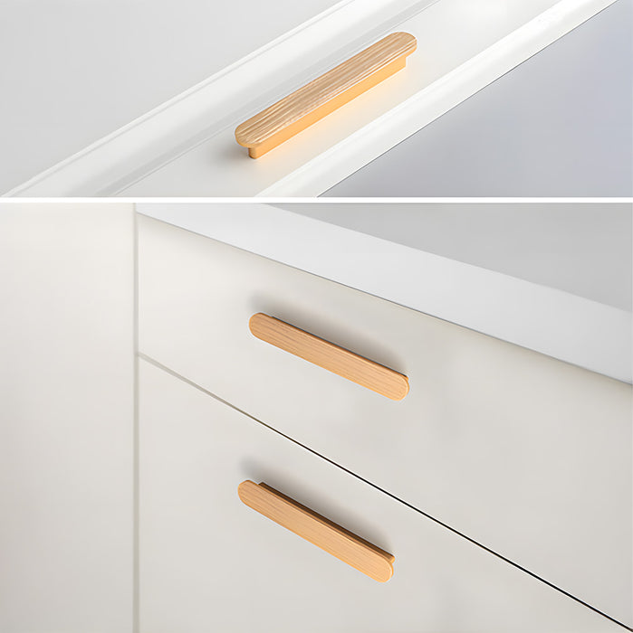 Simple Aluminum Brushed Cabinet Handles For Kitchen