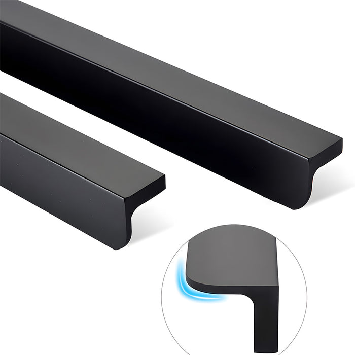 Simple Solid Aluminum Alloy Finger Edge Cabinet Pulls