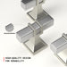 Brushed Nickel Square Cainet Pulls for Kitchen