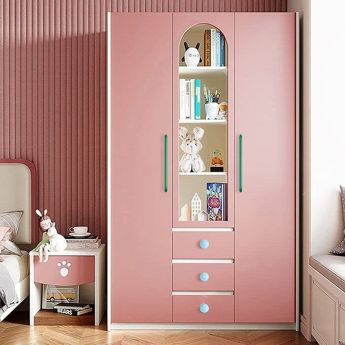 Colorful Small Double Curved Wardrobe Handles For Children's Room