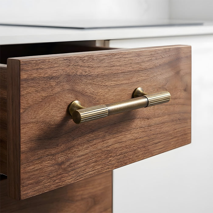 Solid Antique Brass Kitchen Cabinet Handles