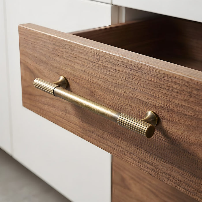 Solid Antique Brass Kitchen Cabinet Handles