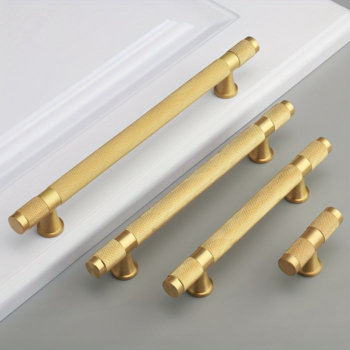 10/20 Pack Contemporary Gold Furniture Door Handles