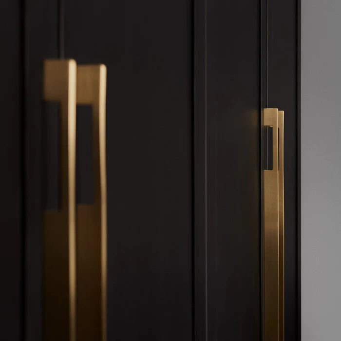 Slimline Gold Modern Aluminum Alloy Cabinet Handles