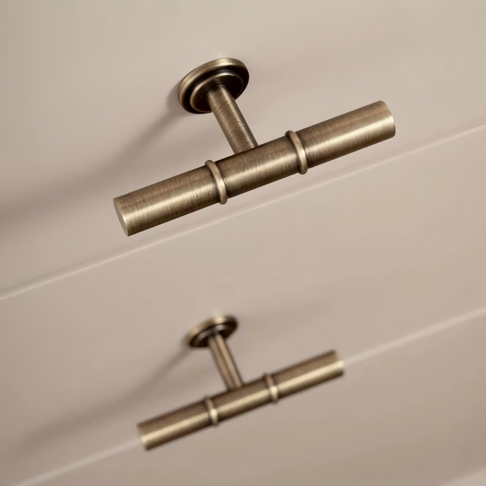 Vintage Solid Brass Kitchen Cabinet Handles