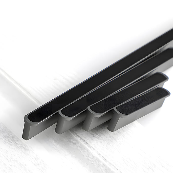 Stylish Two-tone Leather Cupboard Cabinet Door Handles