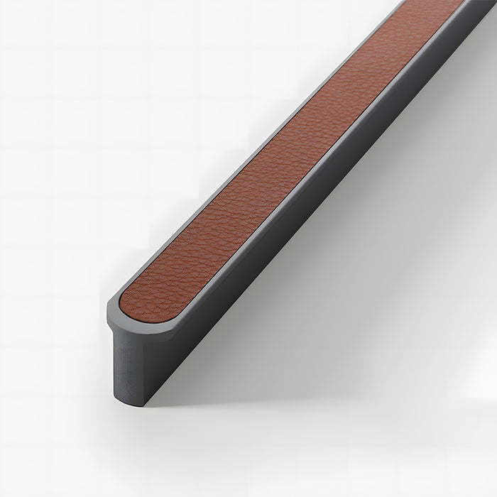 Stylish Two-tone Leather Cupboard Cabinet Door Handles