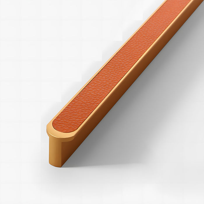 Stylish Two-tone Leather Cupboard Cabinet Door Handles