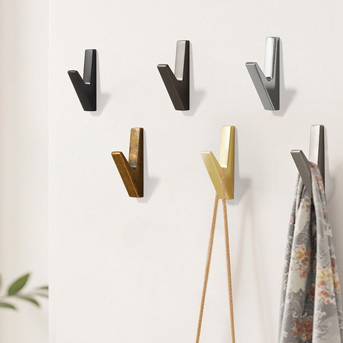 Stylish Zinc Alloy Space Efficient Wall Hooks