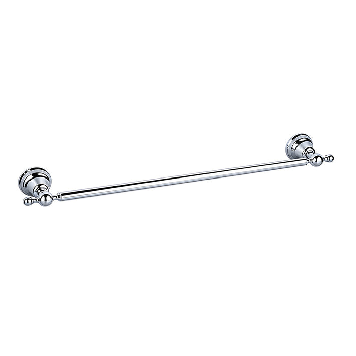 Traditional Polished Chrome Wall Mounted Towel Rack
