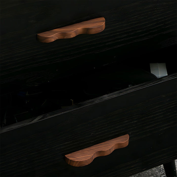 Unique Handmade Wavy Wood Cabinet Handles