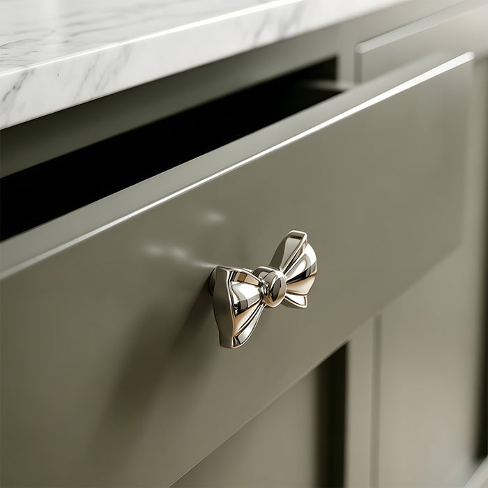 Unique Novelty Cabinet Knobs - Cute Bow, Paw & Geometric Shapes
