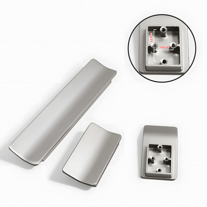 Unique Retro Square Finger Edge Pulls