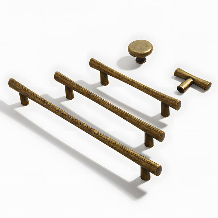 Vintage Bronze Cabinet Pulls Dresser Handles