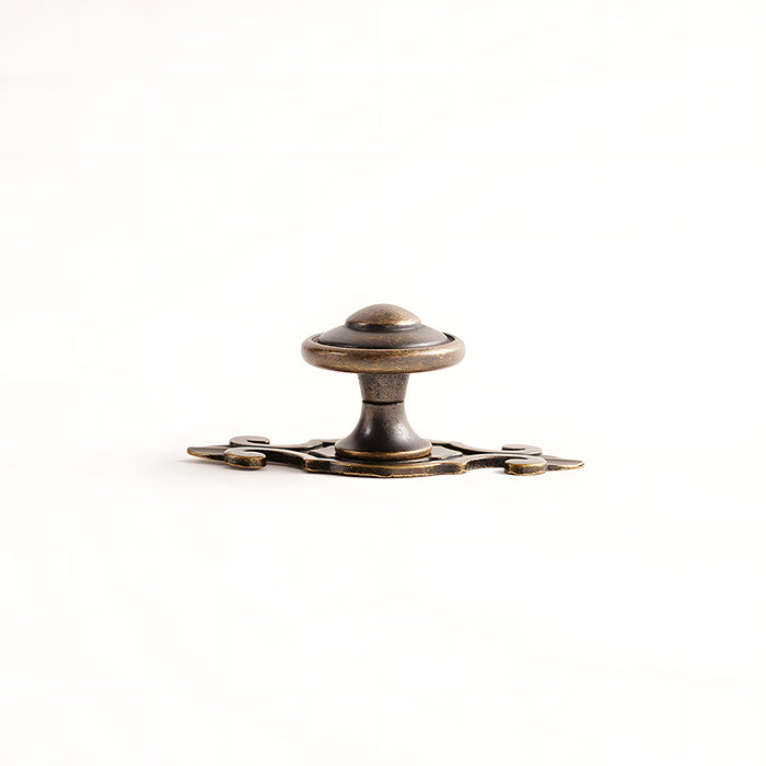 Vintage Drawer Pulls Cabinet Door Knobs with Plate