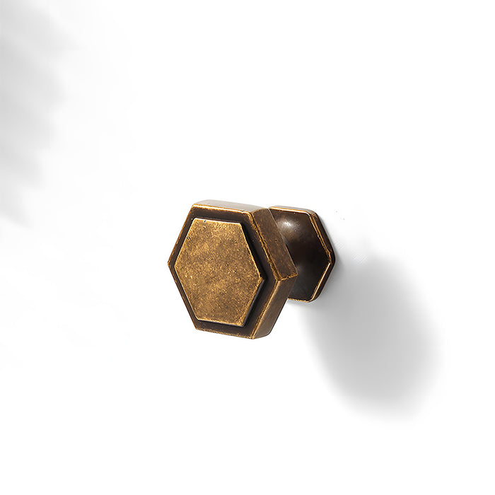 Vintage Hexagon Cabinet Pulls for Kitchen Drawers