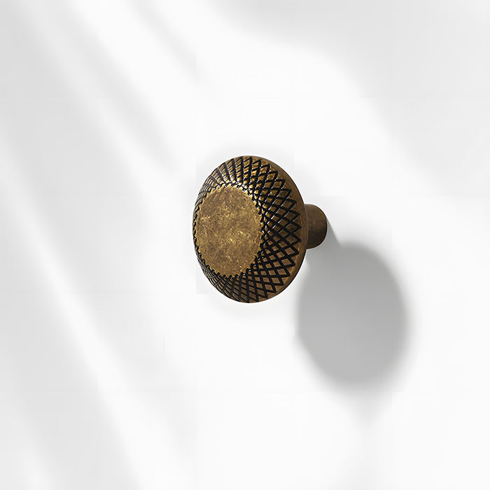 Vintage Knurled Textured Cabinet Bar Pulls