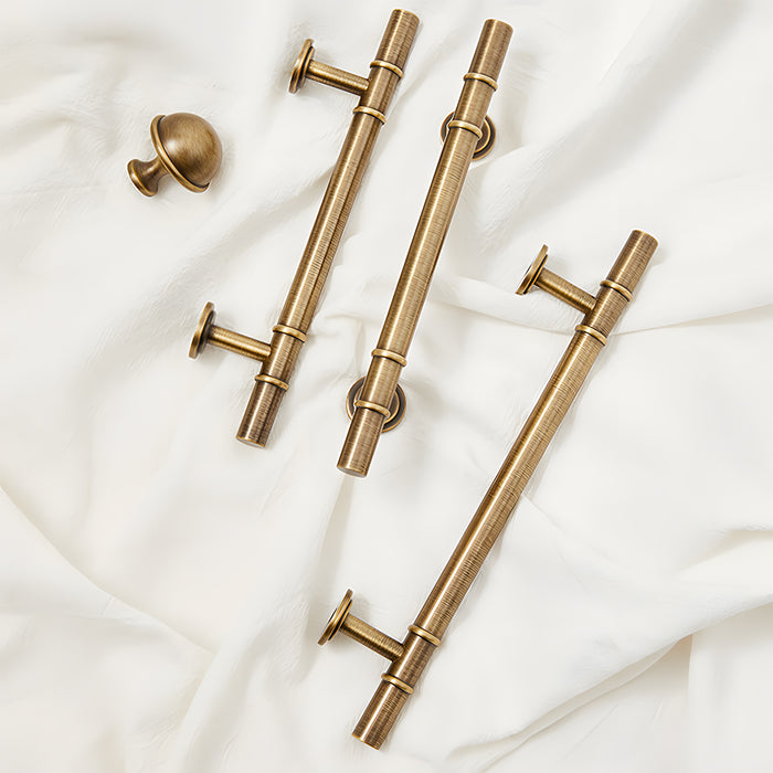 Vintage Solid Brass Kitchen Cabinet Handles