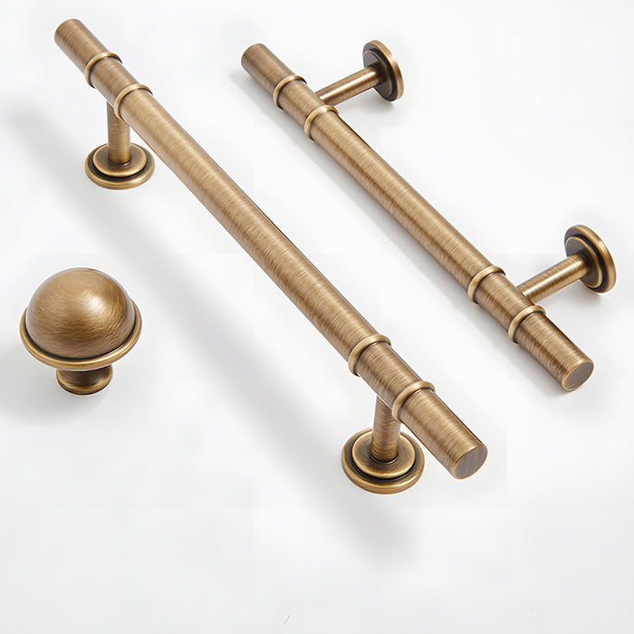 Vintage Solid Brass Kitchen Cabinet Handles