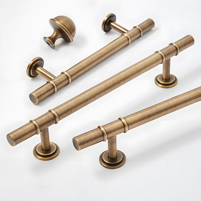 Vintage Solid Brass Kitchen Cabinet Handles