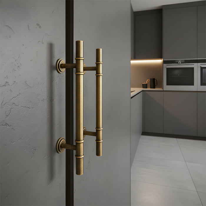 Vintage Solid Brass Kitchen Cabinet Handles