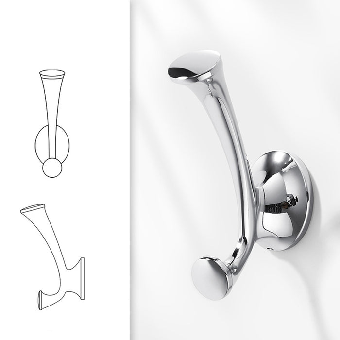 Vintage Solid Double Clothes Wall Hook