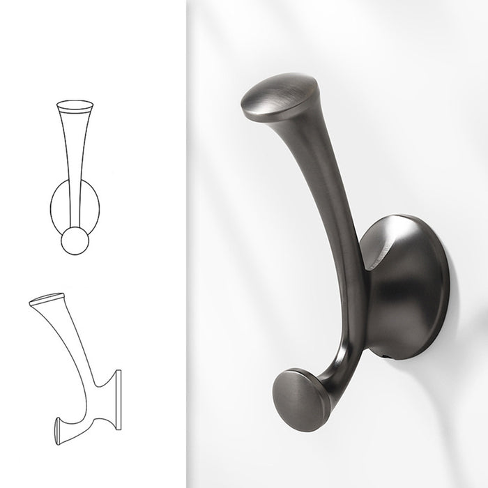 Vintage Solid Double Clothes Wall Hook
