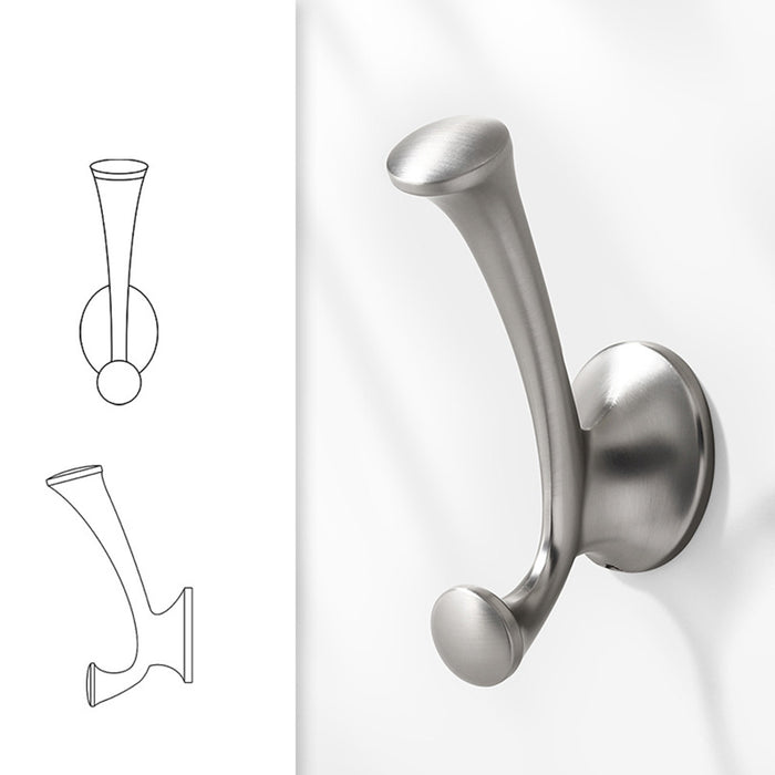 Vintage Solid Double Clothes Wall Hook