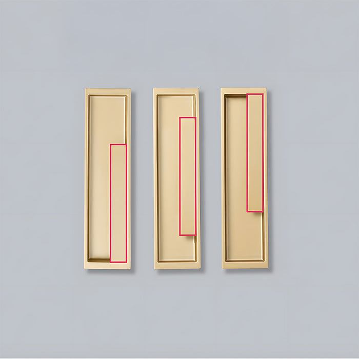 Zinc Alloy Recessed Kitchen Cabinet Handles