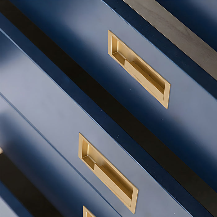 Zinc Alloy Recessed Kitchen Cabinet Handles