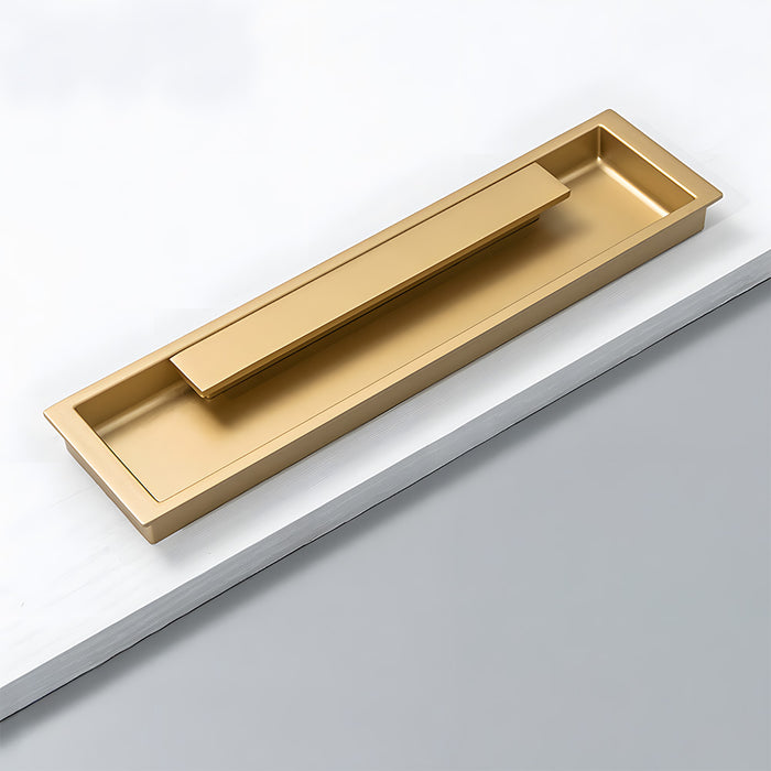 Zinc Alloy Recessed Kitchen Cabinet Handles